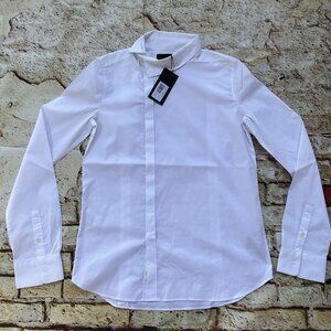 $225 Diesel Black Gold Men’s Corean Shirt White Long Sleeves Size IT-42 / US- XS